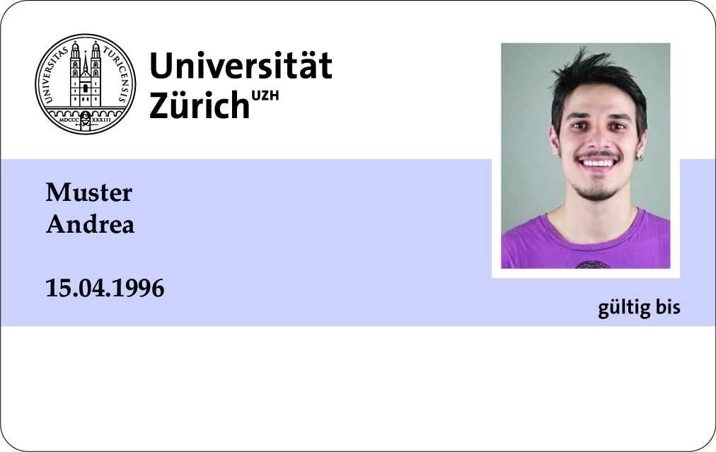 Front of UZH Card